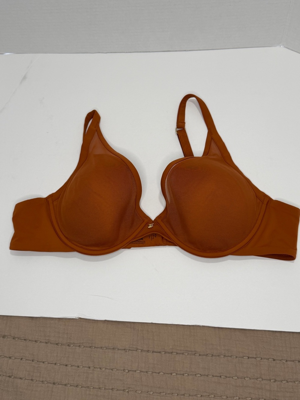 Third Love 24/7 Classic Uplift Plunge Bra, Rust Orange, 40A